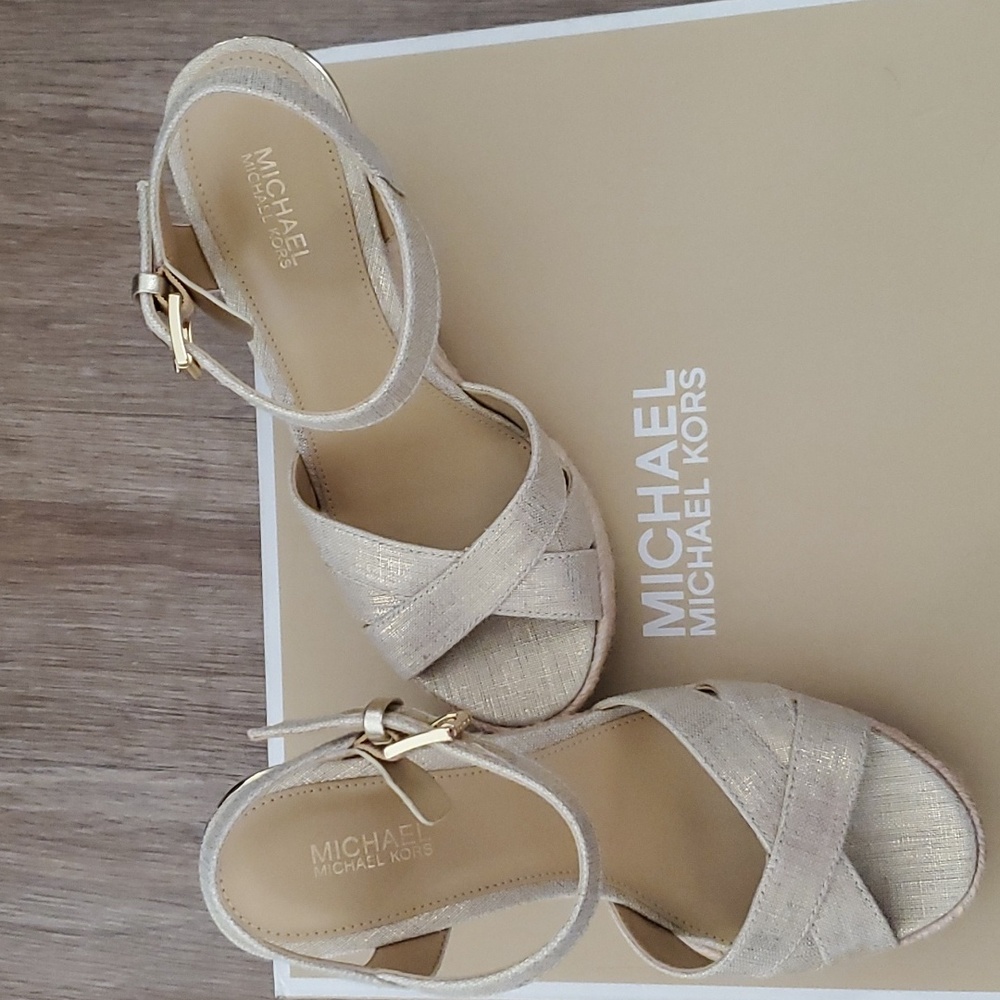 Michael Kors wedge sandals